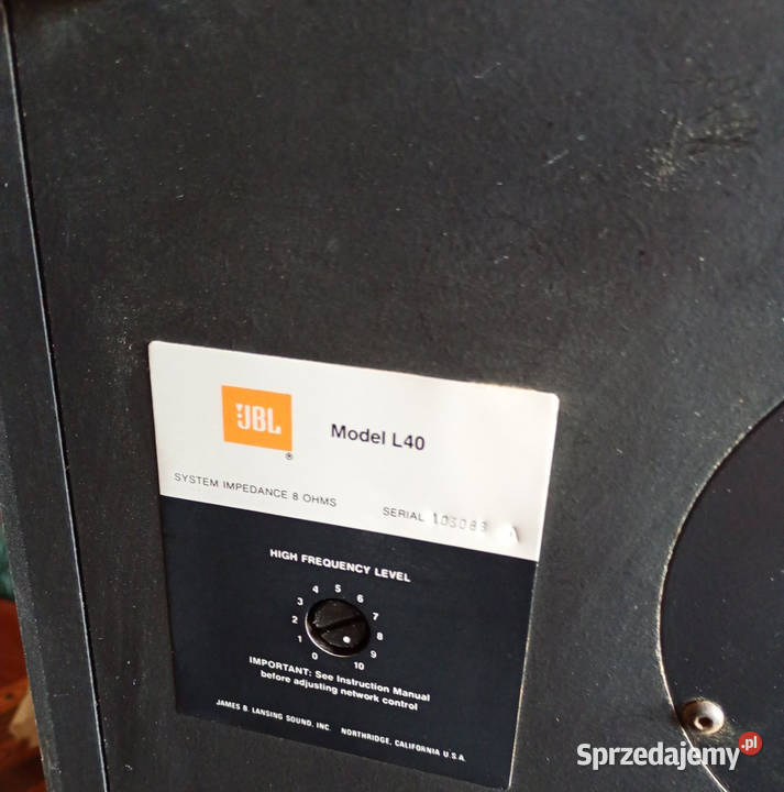 Kolumny głośnikowe JBL 40 1979 VINTAGE Słuchawki i głośniki pomorskie Gdańsk