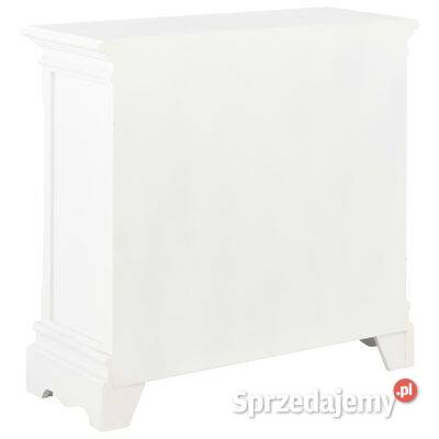 vidaXL Komoda biała 70 x 28 x 70 lite drewno Warszawa sprzedam