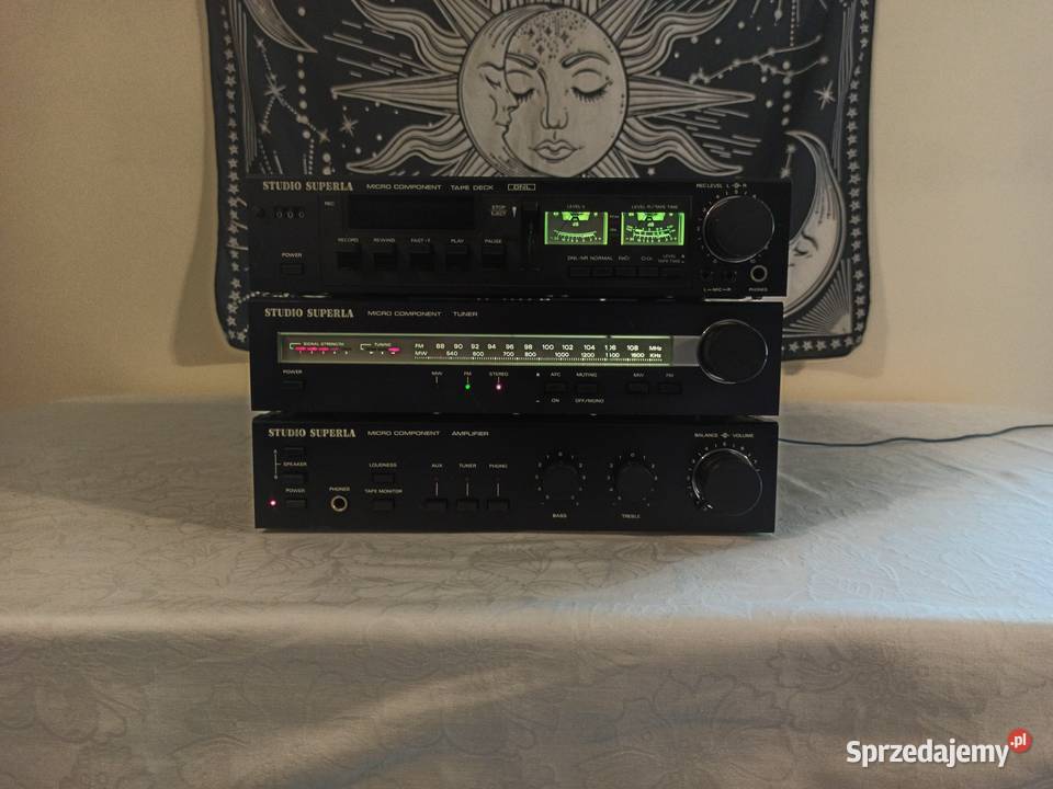 Wieża miniwieża STUDIO SUPERLA ładny zestaw Kamienna Góra