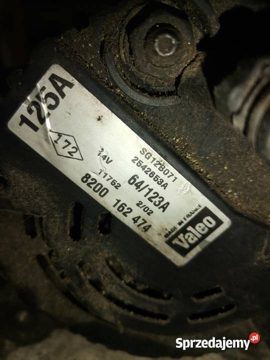 Alternator Renault Trafic 19 Wisznice