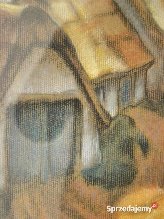 Pastel na kartonie Leo Vingerhoets Belgia poł Warszawa