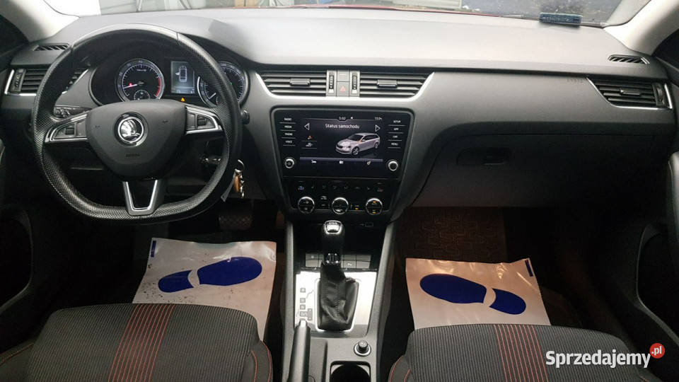 koda Octavia 15 TSI Z Polskiego Salonu III 2013 czerwony Warszawa