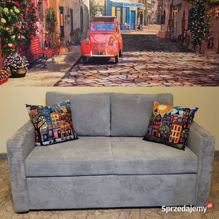 Sofa amerykanka sztruksowa