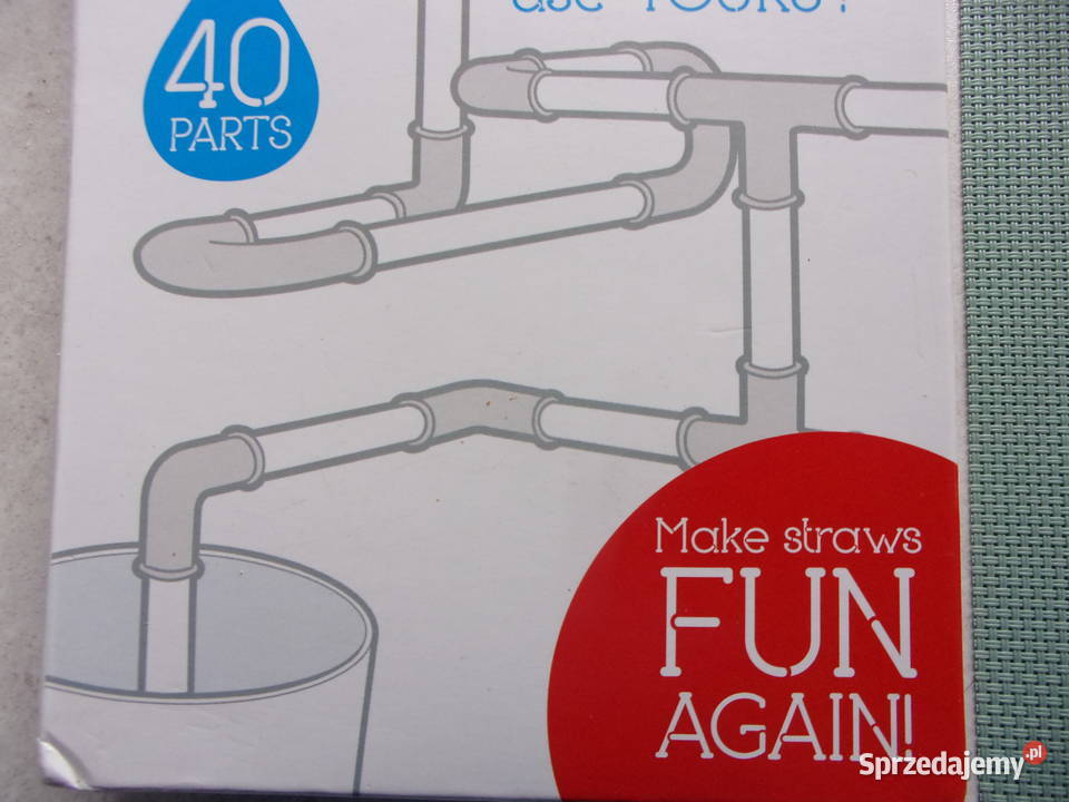 Wyjątkowe słomki do napoju rozwija wyobraźnie 5 lat+ sprzedam