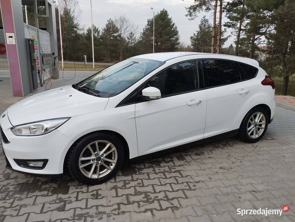 Ford focus mk3 2015 niski przebieg biały Zaryszyn