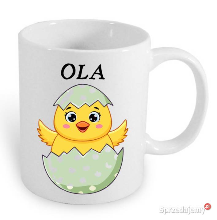 Personalizowany Kubek Wielkanocny 330ml Zajączek Kraków
