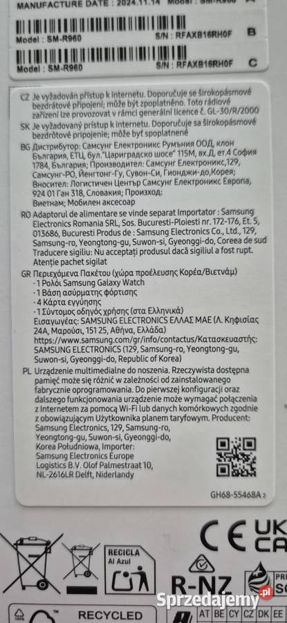 Samsung galaxy watch classic 47 Kraków