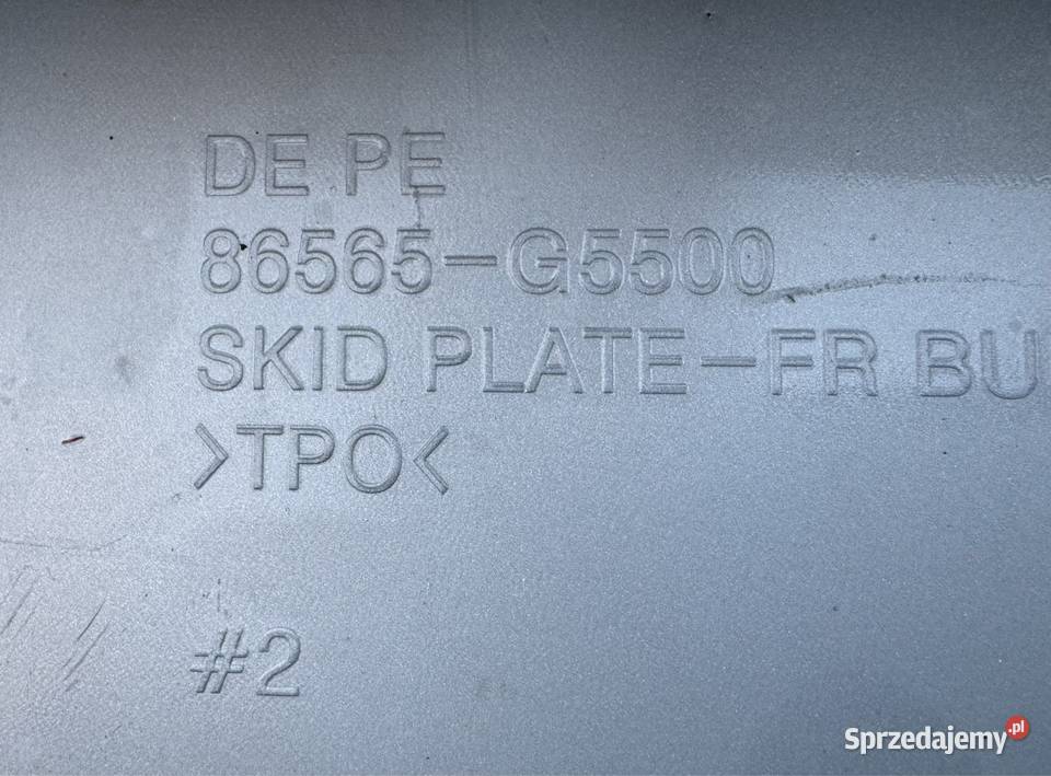 Spoiler dół listwa zderzaka przód Kia niro I 1 Międzychód