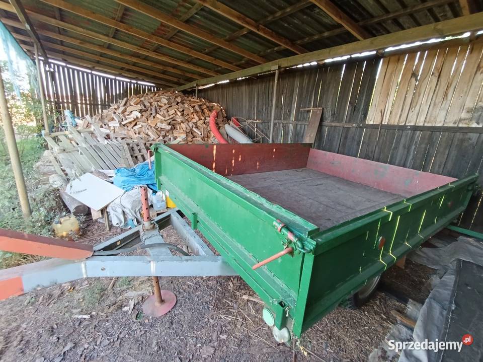 Przyczepka jednoosiowa wywrotka lubuskie Rosin sprzedam