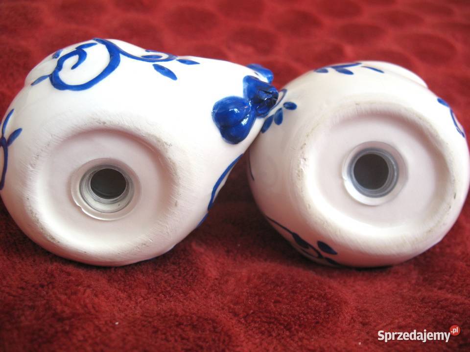 Pieprz i sól Kurki Pieprzniczka Solniczka