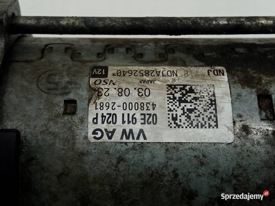 ROZRUSZNIK 02E911024P 20 TSI Skoda Octavia IV Układ elektryczny silnika sprzedam