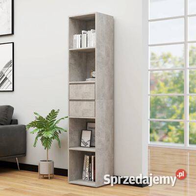 vidaXL Regał na książki betonowy szary 36x30x171 Warszawa