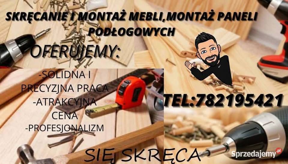 Skręcanie I montaż Mebli Montaż Paneli wielkopolskie Turek usługi budowlane