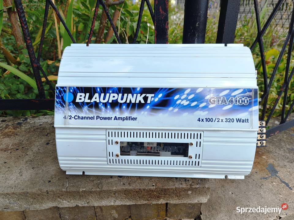 Wzmacniacz samochodowy 4 kanałowy Blaupunkt GTA Blaupunkt Niegowonice