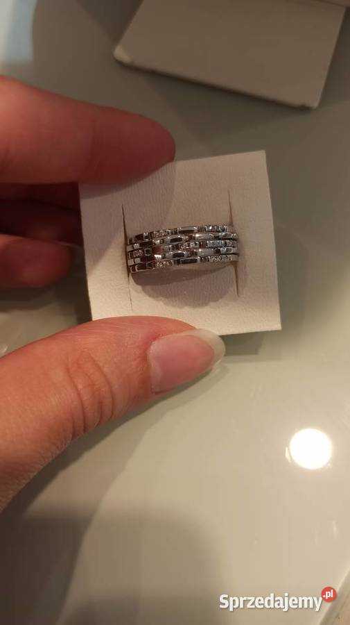 Srebrny pierścionek UNIWERSALNY obrączki z srebrne