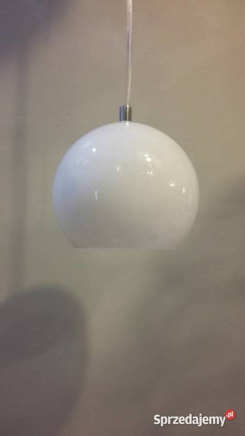 Lampa wisząca KULKA SZKŁO BIAŁE do pokoju mazowieckie