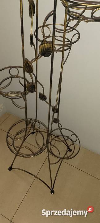 Metalowy stojak na kwiatki sprzedam