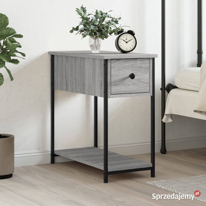 Szafka nocna szary dąb sonoma 30x60x60 WM826059 Nocne Warszawa