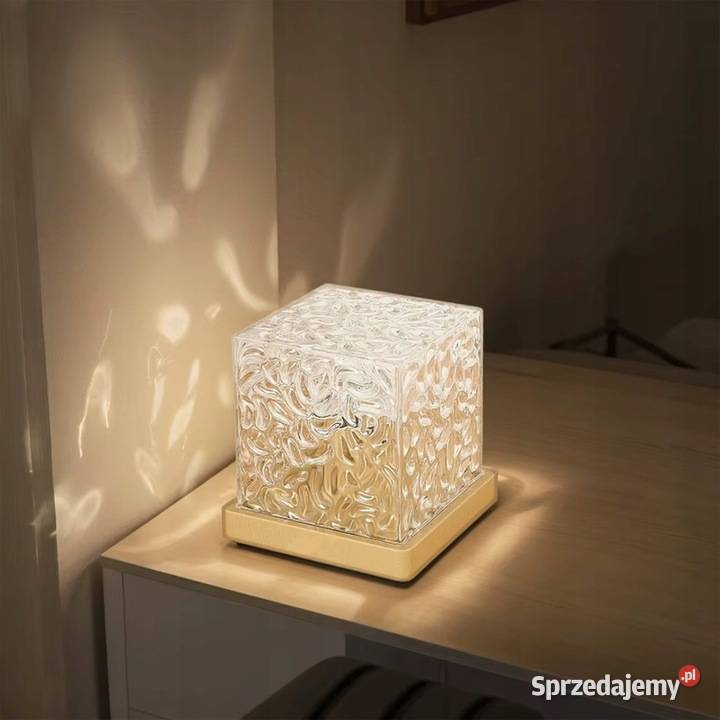 Lampka Nocna Kostka Efekt Wody LED 16 kolorów na Gniezno