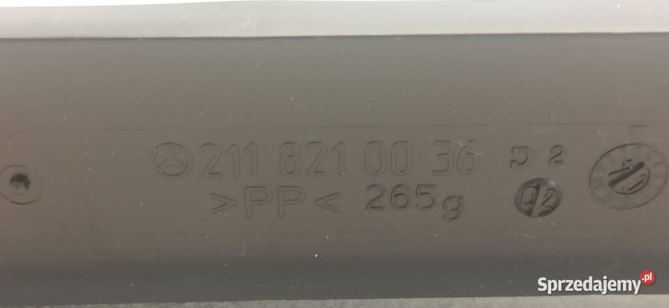 MERCEDES W211 OSŁONA WIĄZKI KABLI A2118210036 Motoryzacja dolnośląskie