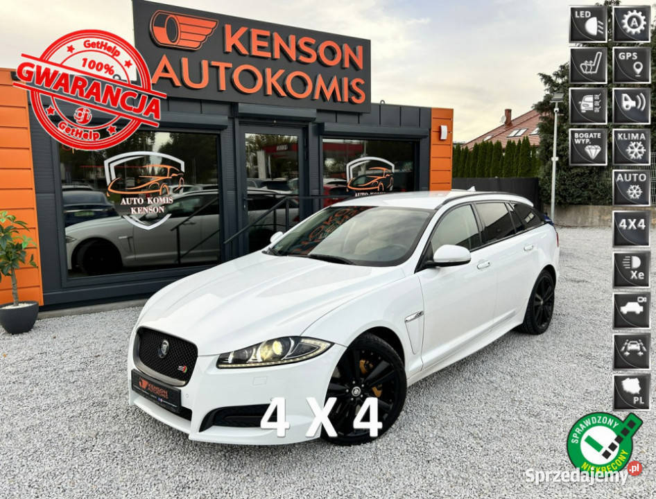 Jaguar XF 4x4 Kamera cofania Podgrzewane fotele biały Bydgoszcz