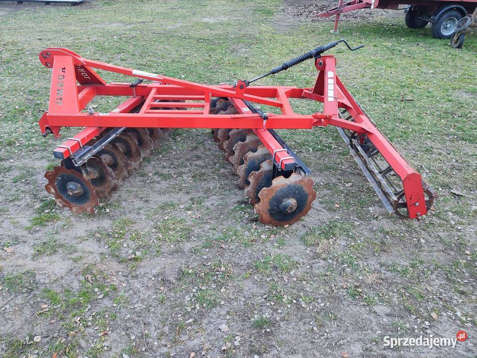 Talerzówka 2x9 2 metry z wałkiem Omega brona Głowno