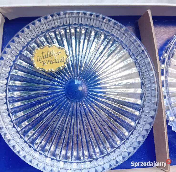 Kryształowe podstawki pod kieliszki Walther Glas Porcelana i szkło wielkopolskie