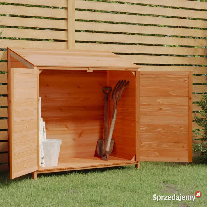 Szopa ogrodowa brązowa 102x52x112 lite drewno Warszawa sprzedam