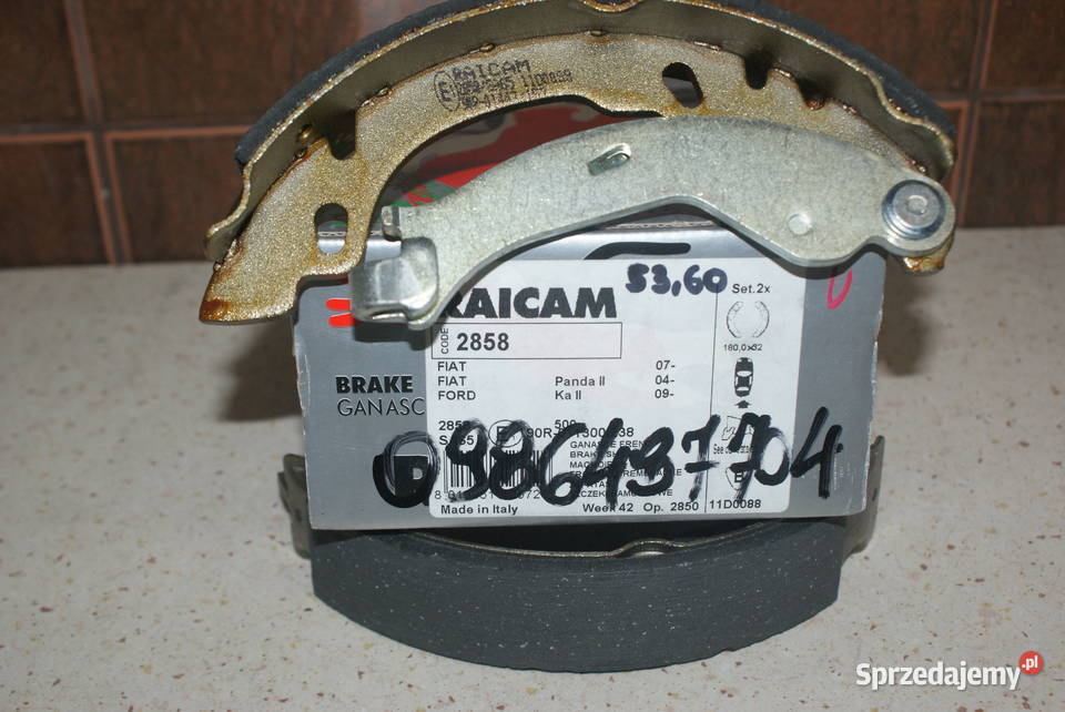 0 986 487 704 BOSCH SZCZĘKI HAMULC FIAT PANDA 03 Białobrzegi