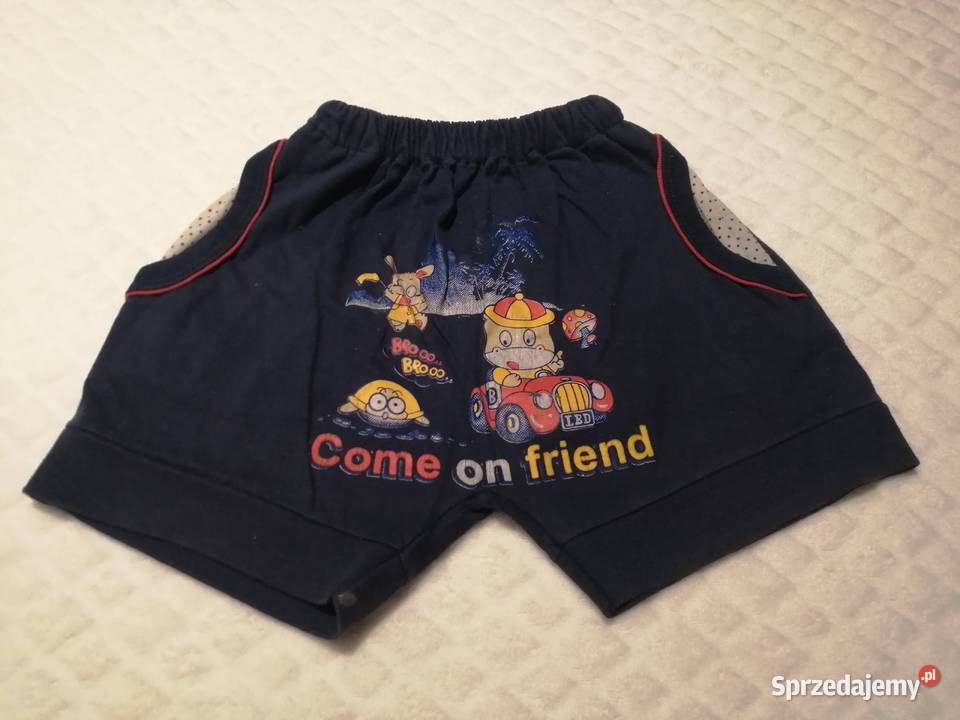 Krótkie spodenki chłopięce granatowe 1224 m Czeladź