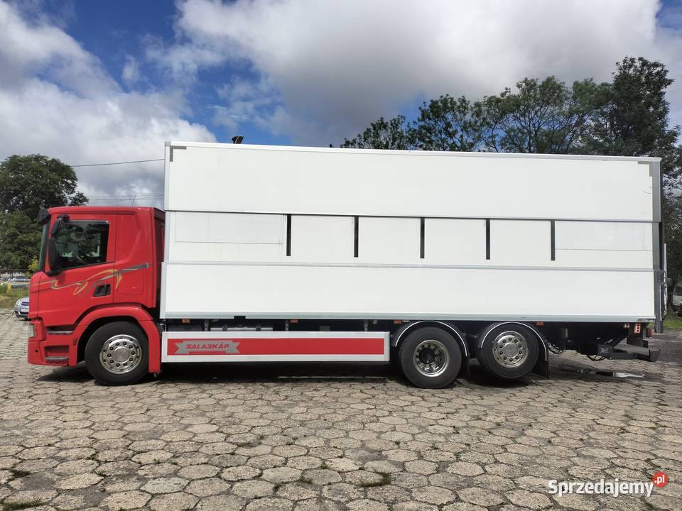 SCANIA P360 6x2 REGULOWANY KONTENER IZOTERMA śląskie Częstochowa