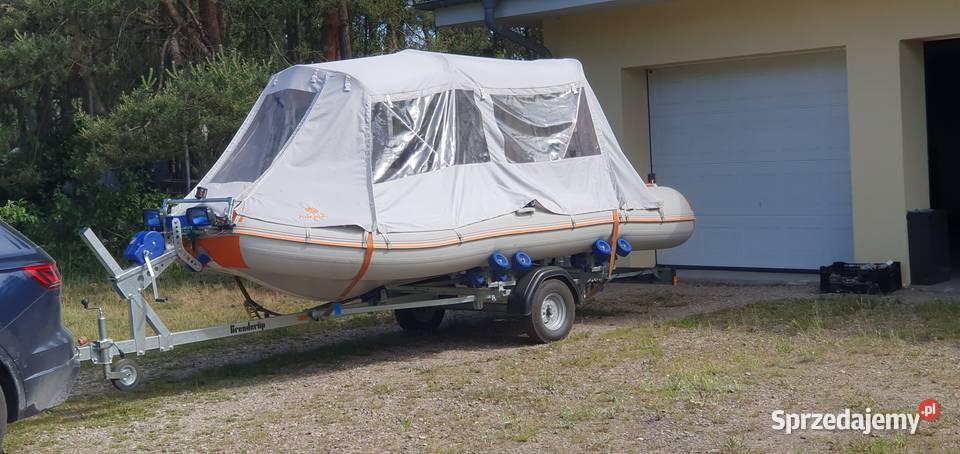 łódź motorowa kolibri 450DSL zestaw zestaw wędek