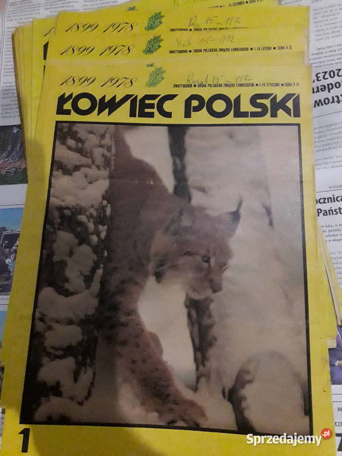 Łowiec Polski 1 do 24 1978 STARA KOLEKCJA PRL mazowieckie sprzedam