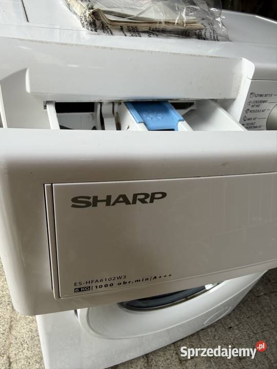Pralka SHARP ESHFA6102W3 slim wolnostojące AGD Gliwice sprzedam