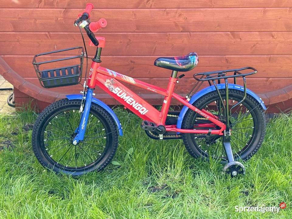 Rowerek 16 czerwony Zgorzelec