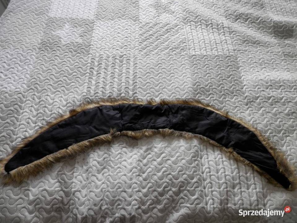 Kołnierz Futrzany Obszycie Kaptura Etola Szal Łomża