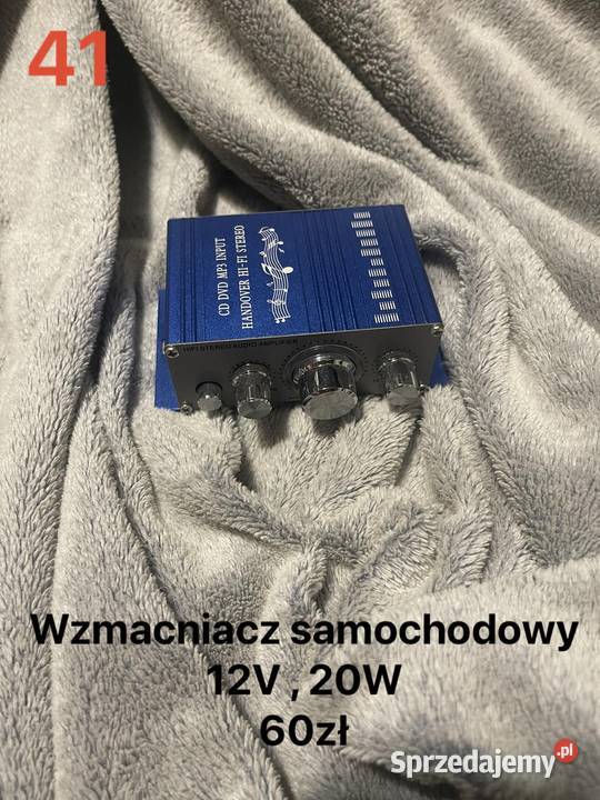 Nowy wzmacniacz samochodowy 12V 20W