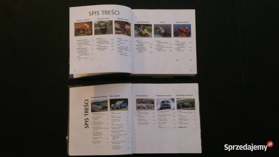 Zestaw książek Samochody marzeń Motocykle marzeń sprzedam