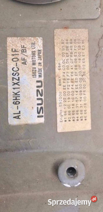 Isuzu 6HK1 silnik kompletny