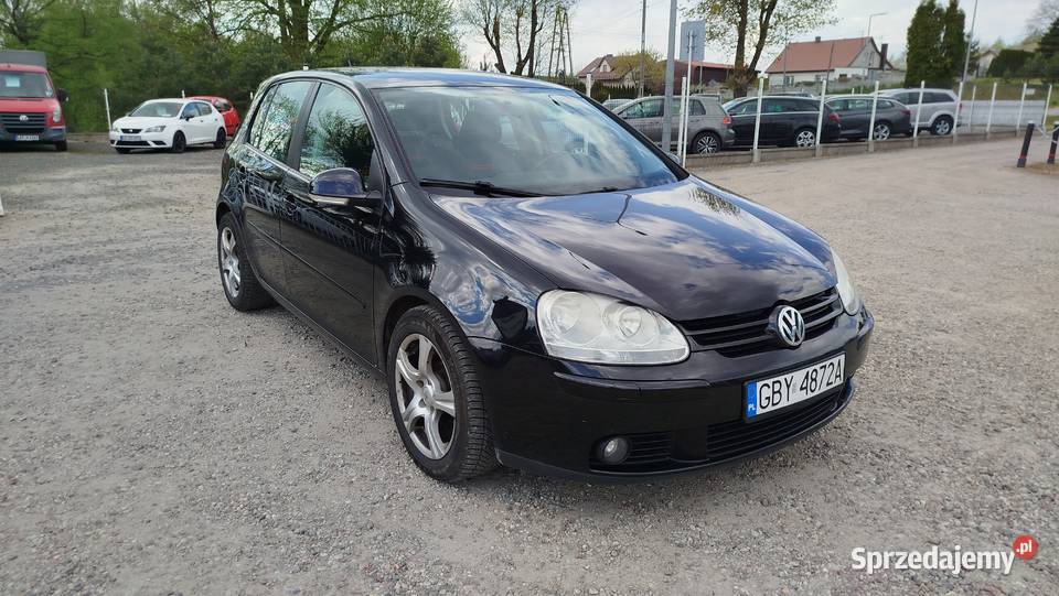 Vw Golf V GOAL 19 TDI 105 Wyposażenie manualna Bytów