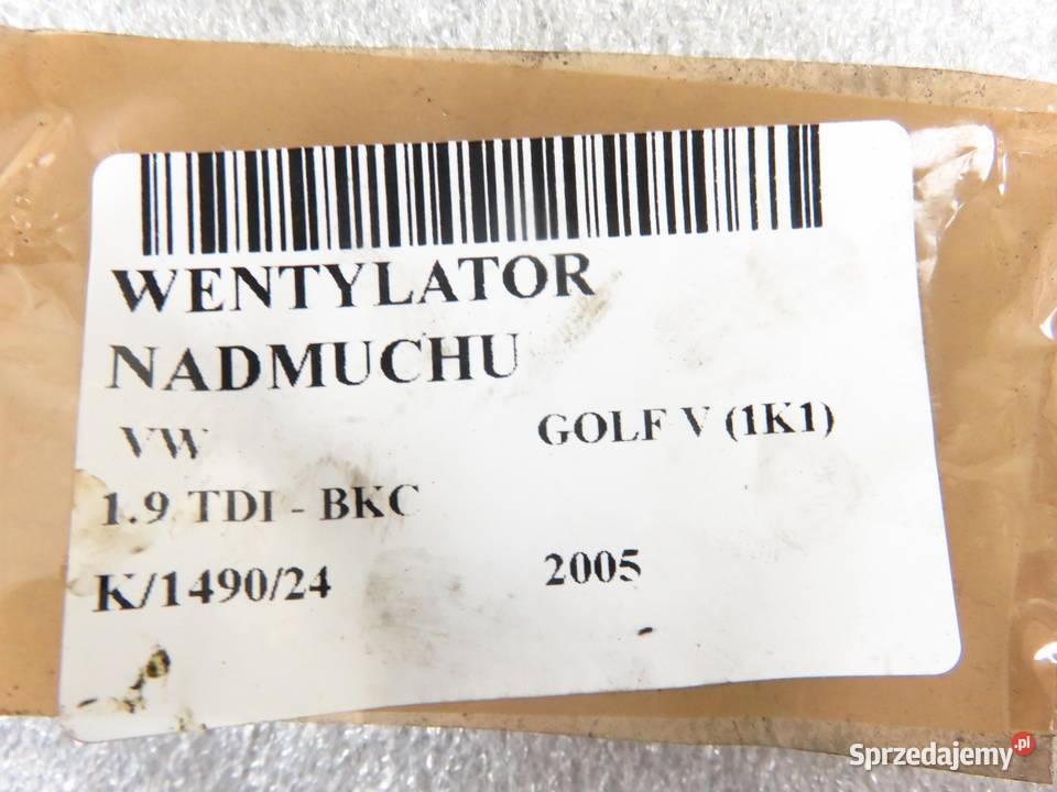 DMUCHAWA VW GOLF V 1K1819015A