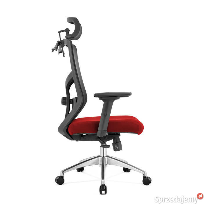 Fotel biurowy ergonomiczny Rosa czerwony ANGEL Jarosław