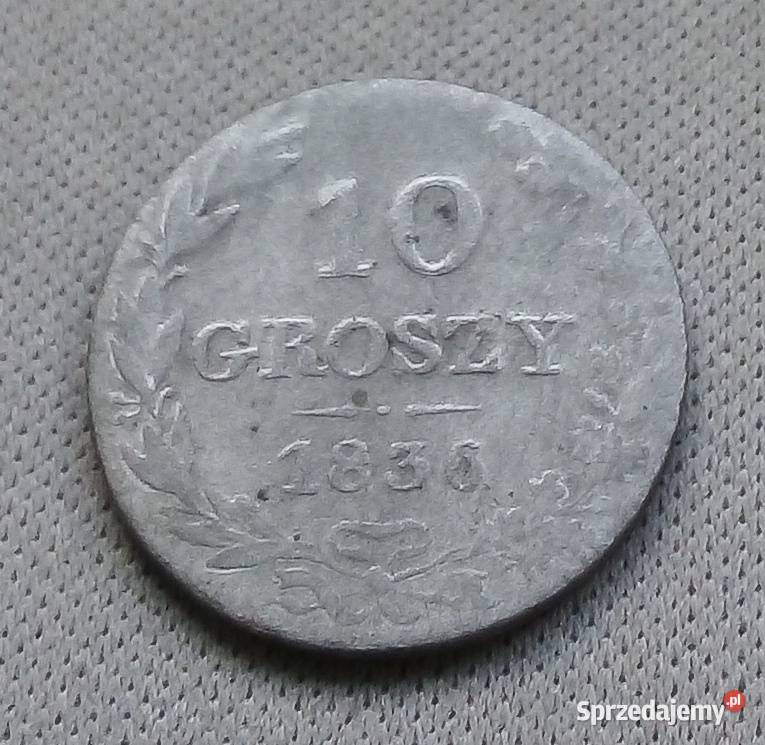 POLSKA10 GROSZY1836 r SREBRO Legionowo