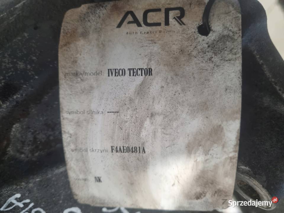 SKRZYNIA BIEGÓW Iveco Eurocargo 39 D DIESEL Skrzynie biegów manualne Motoryzacja Chełm sprzedam