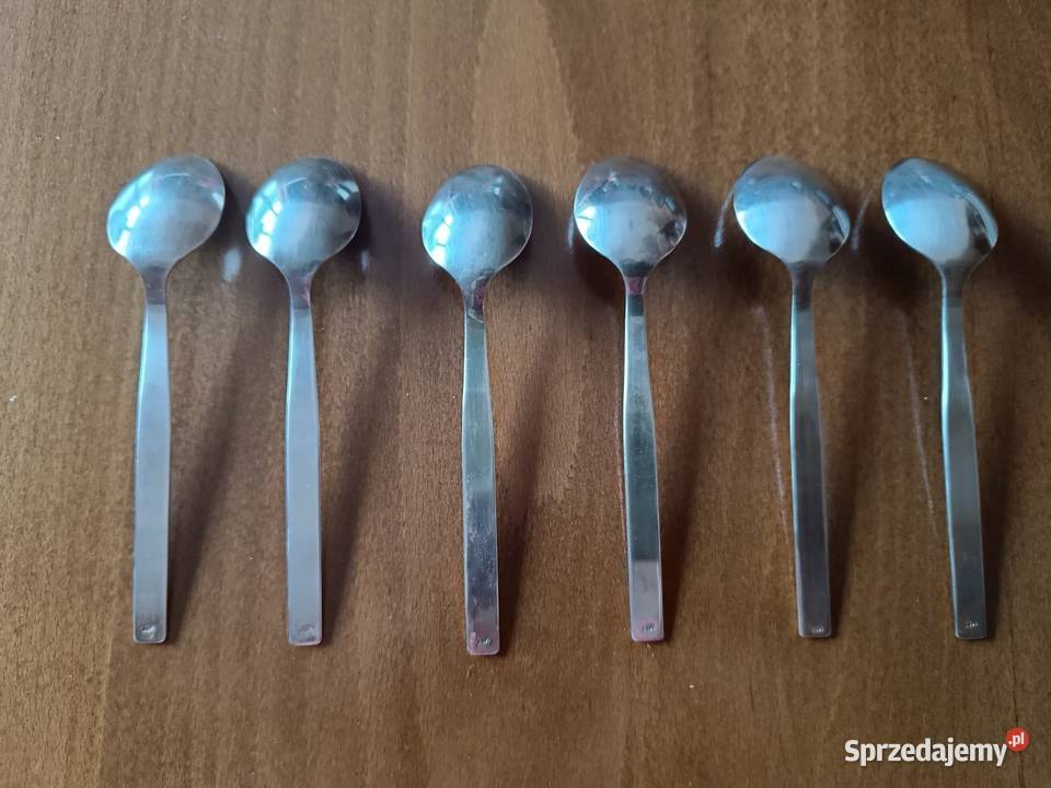 6 x łyżeczki posrebrzane do herbaty VINTAGE PRL Szczyrk