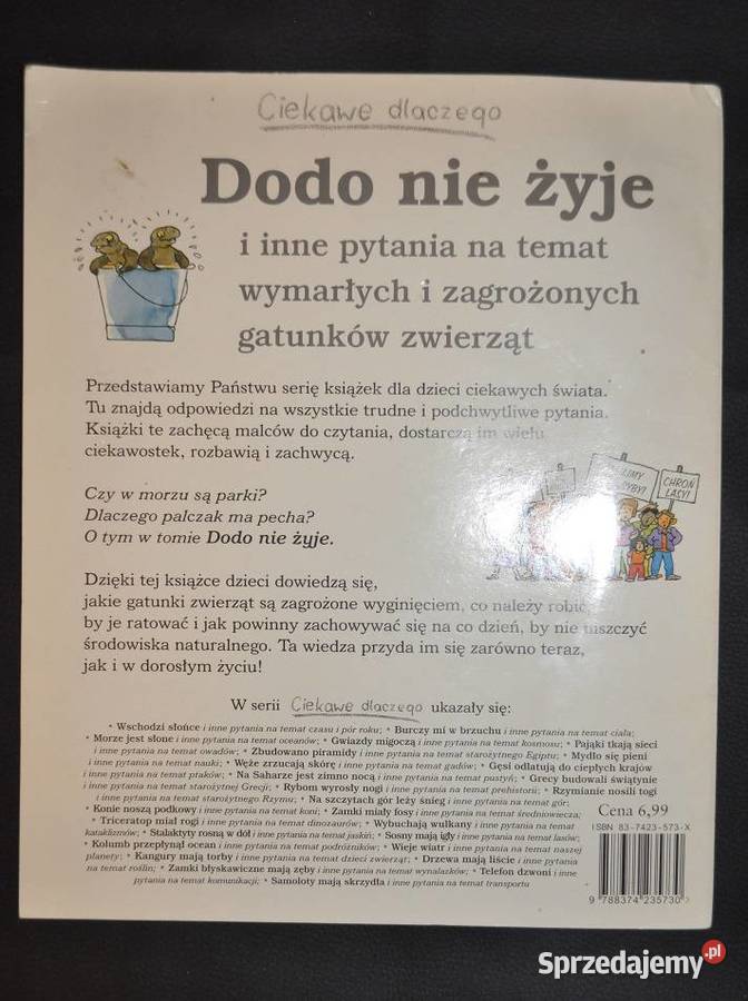 Ciekawe dlaczego Dodo nie żyje i inne pytania Warszawa