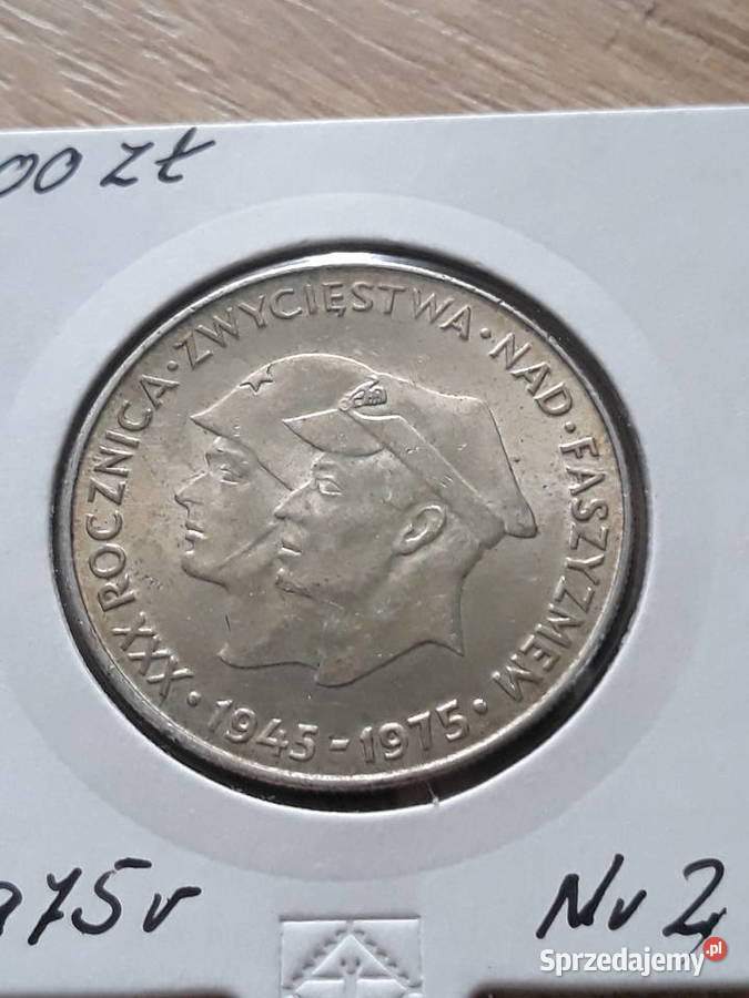 200 XXX r Zwycięstwa faszyzmem1975 r2mennicza Antyki, Sztuka, Kolekcje Konin sprzedam
