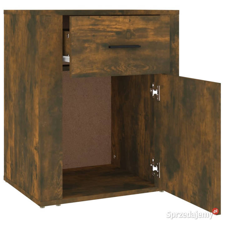 Szafka nocna przydymiony dąb 50x36x60 WM816725 Szafki Warszawa