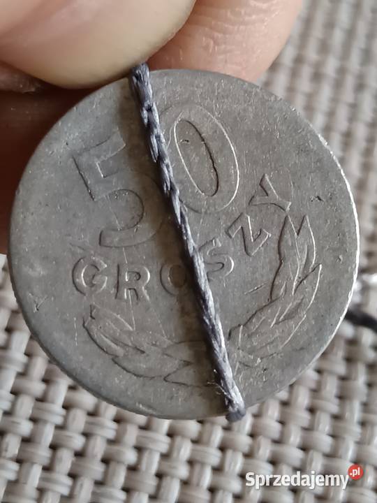 Sprzedam monete 50 groszy 1949 skretka mala Chełm