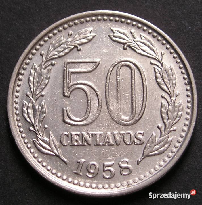 Argentyna 50 centavos 1958 stan 2 sprzedam